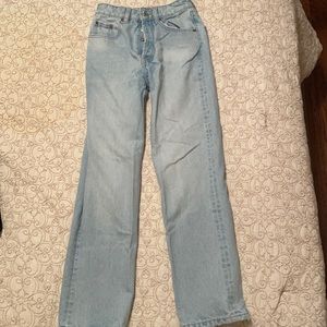 light denim straight leg jeans from ZARA